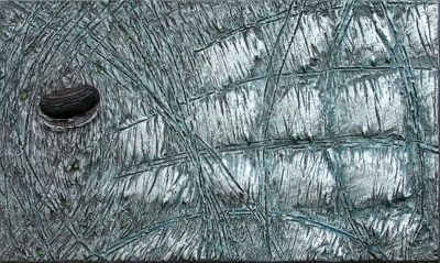 gemaelde sfera-1 italien meersand meer holz glas löwenmäulchen fantasie landschaft abstrakt heidelberg